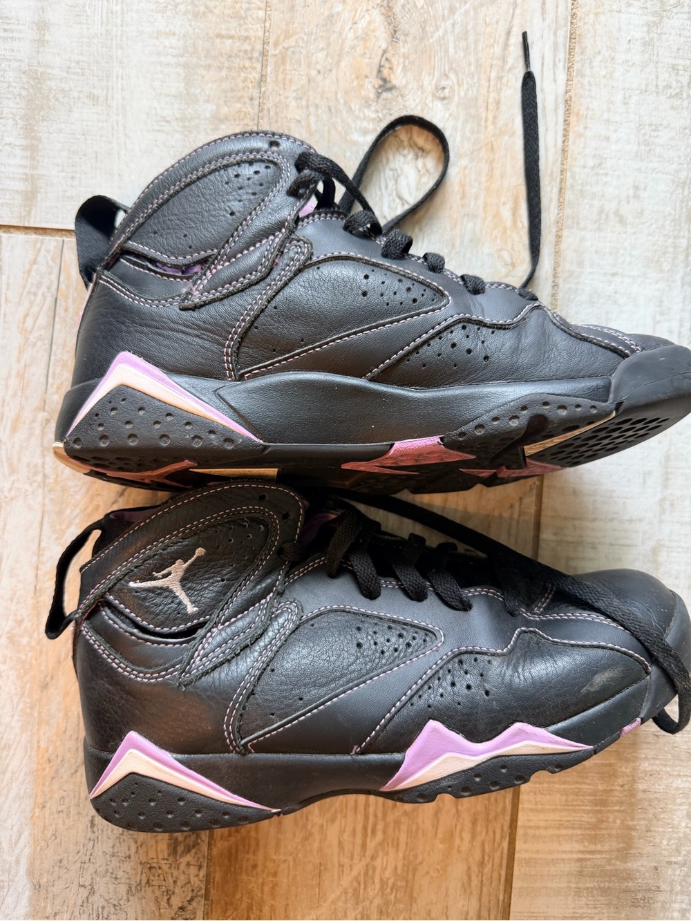 Air Jordan Black & Purple Basketball Sneakers